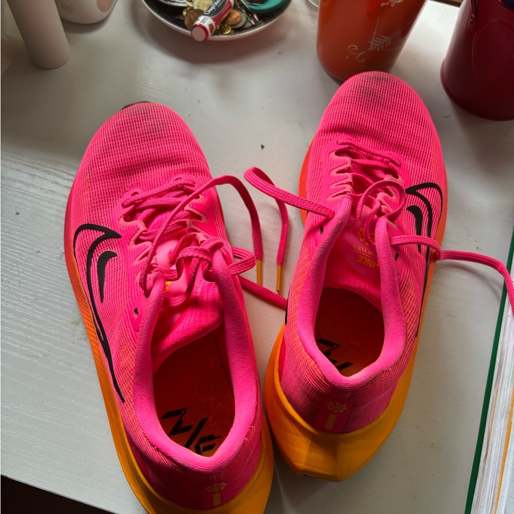 Nike Bright Pink and Orange Sneakers